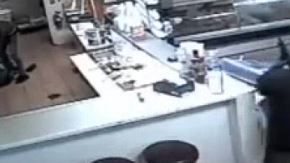 El robo quedo grabado en video.