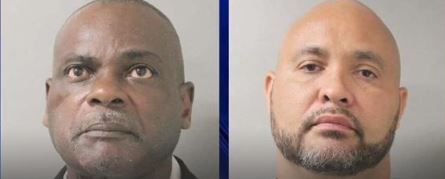 Gerald Goines (izq) y el otro acusado exoficial Steve Bryant.