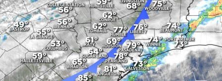 Se informa que por lo noche la temperatura descenderá unos 20 grados.