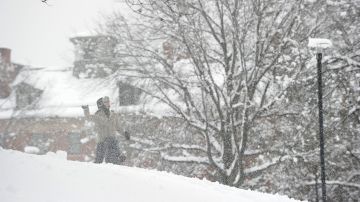 El peor periodo de la tormenta será entre la tarde y noche del miércoles próximo. En la foto de archivo, nieve en Boston.