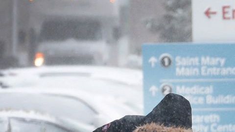 La tormenta de nieve provocó un accidente en el aeropuerto O'Hare.