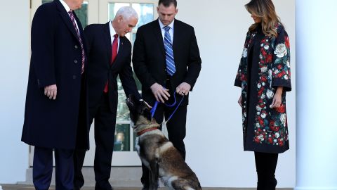 El presidente Trump y la primera dama Melania se mantuvieron lejos de Conan.