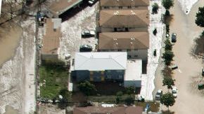 La región donde está la presa no recibe normalmente fuertes precipitaciones.