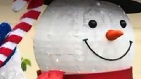 La familia comenzó a adornar el patio de su casa el pasado 1 de noviembre.