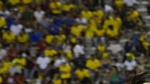 Carlos Villagrán convivió con los jugadores en Sao Paulo.