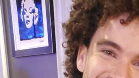 Sarita junto a Aldrin Coto