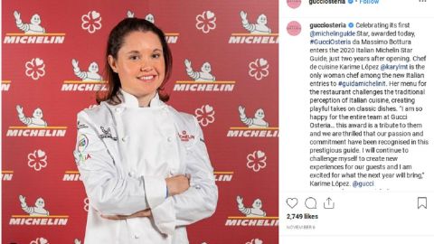 Karina chef Michelin