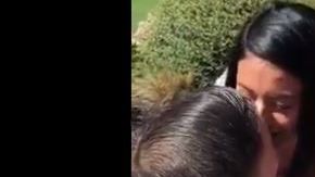 La joven fue presa de los nervios.