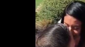 La joven fue presa de los nervios.