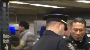 Policías en el Metro de NYC