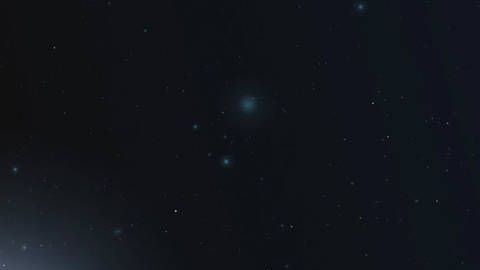 Esta imagen de un artista  muestra una de las naves Voyager de la NASA entrando en el espacio interestelar.