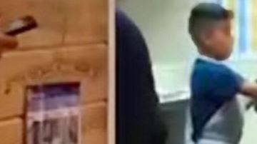 Según el cliente, el niño parecía de nueve de unos 9 años.