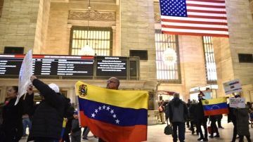Venezolanos en Grand Central