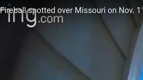 Captura de pantalla de un video del meteoro, publicado en YouTube.