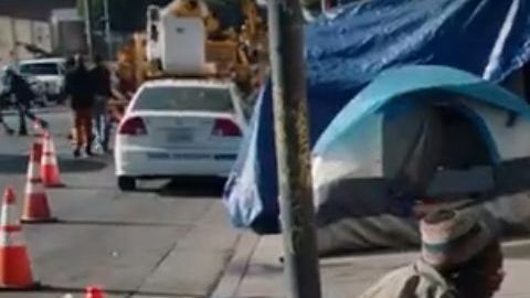 Herb Wesson busca a su hijo en Skid Row.