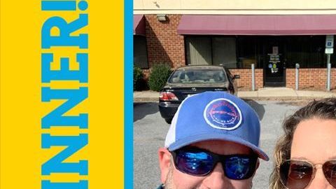 Genia Harrell ganó la lotería por segunda vez.