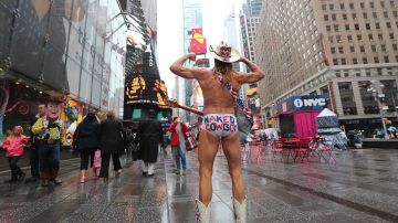 Robert Burck, ícono de Times Square