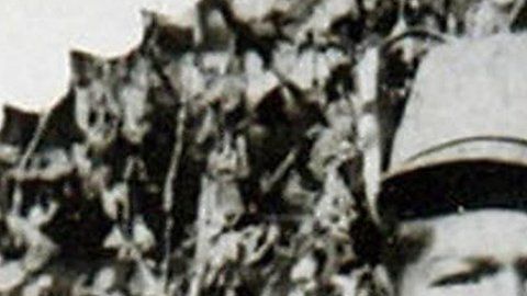 Una imagen de Evo Morales cuando tenía siete años.