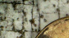 Un colgante de oro con la imagen de una diosa que representa a la muerte.