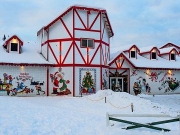 La Casa de Santa Claus está abierta todo el año.