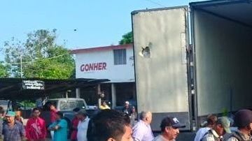 Migrantes rescatados en México.