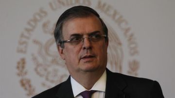 Marcelo Ebrard, canciller de México.