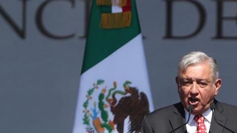 AMLO celebra su primer año de Gobierno.