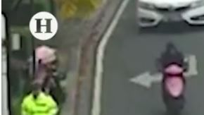 El tráfico en este lugar originó los accidentes.