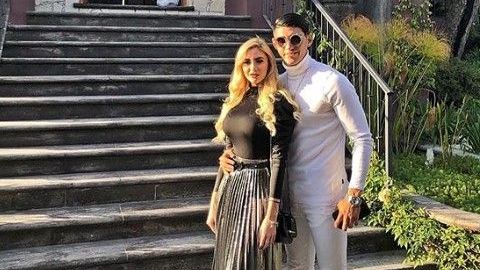El delantero y la modelo llevaban varios años de relación.