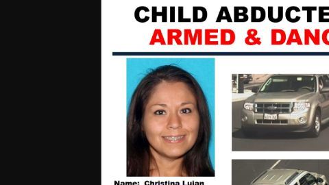 Amber Alert para Christina Lujan de 39 años y Josephine de 3 años.