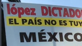 Protestas contra AMLO.