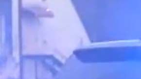 Una patrulla en la zona del tiroteo en una planta de plásticos en Atlanta.