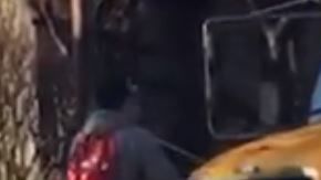 El DISD informó que el conductor ha sido suspendiendo.