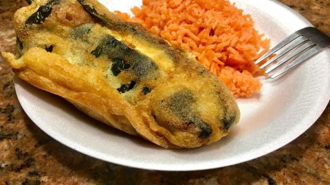 Chile Relleno (Mexican Dish)