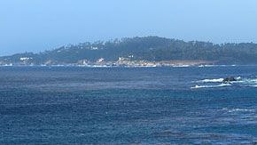 Carmel River State Beach en el condado de Monterrey.