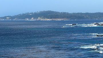 Carmel River State Beach en el condado de Monterrey.