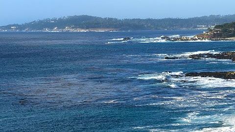 Carmel River State Beach en el condado de Monterrey.