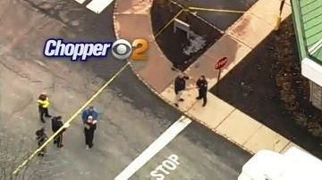 Toma aérea de la escena