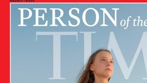 Greta Thunberg y el presidente Donald Trump.