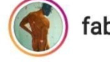 En redes sociales se difundió una pintura de un hombre desnudo con una máscara del Santo