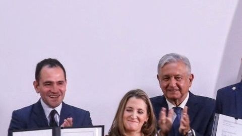 Representantes de México, EeuU y Canadá firmaron protocolo de modificaciones al T-MEC,