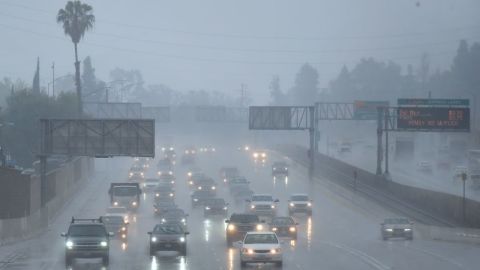 La nueva tormenta traerá lluvia y nieve a California.