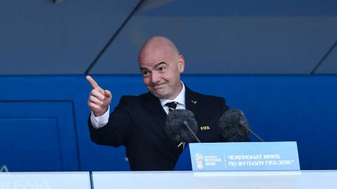 Infantino elogió entusiastamente el trabajo de los regios.