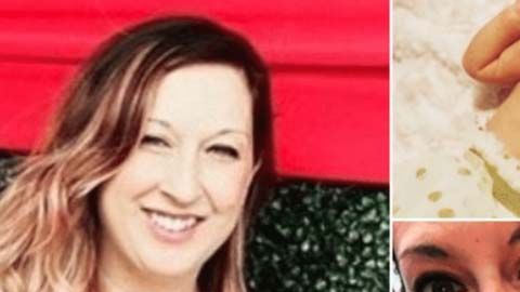 Heidi Broussard y su bebé recién nacida Margot Carey.