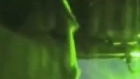 Una muestra de como afectan los rayos láser a los  pilotos.