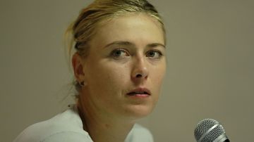 Maria Sharapova tuvo momentos de esparcimiento previos a su participación en el torneo de Abu Dhabi.