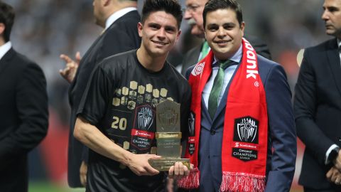 El futbolista blanquiazul ganó el reconocimiento tras vencer a Tigres en la final de la Liga de Campeones de Concacaf 2019.