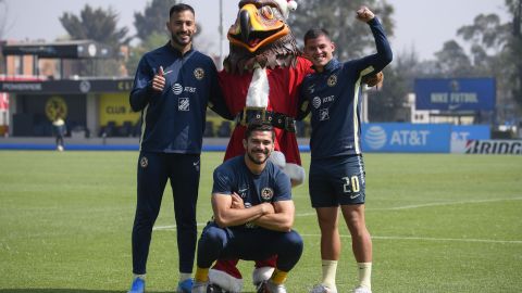 América festejó Navidad en su hotel de concentración.