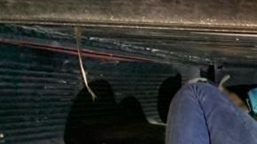 Así iban los inmigrantes en la persecución de la Patrulla Fronteriza.