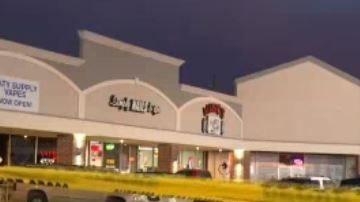 Escena del tiroteo en Katy.